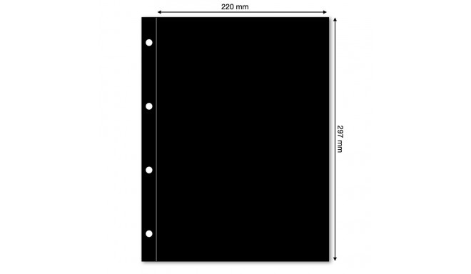 SAFE Compact A4 vaheleht must ühe taskuga