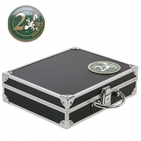 Alumiiniumist mündikohver 2€ müntidele-mu - KAPSLITA MÜNDILE