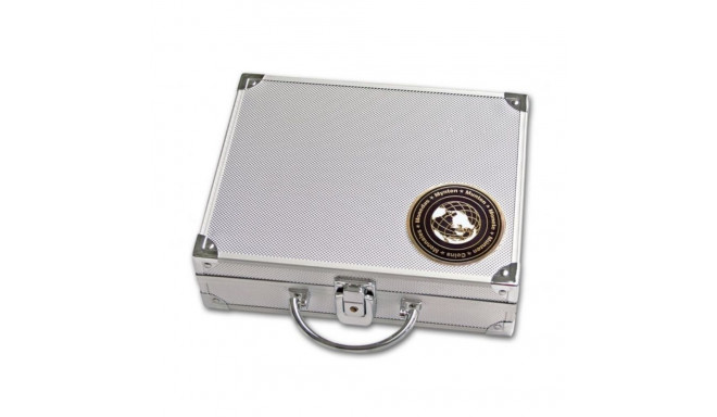 SAFE Alumiiniumist mündikohver eelkomplekteeritud - hõbedane