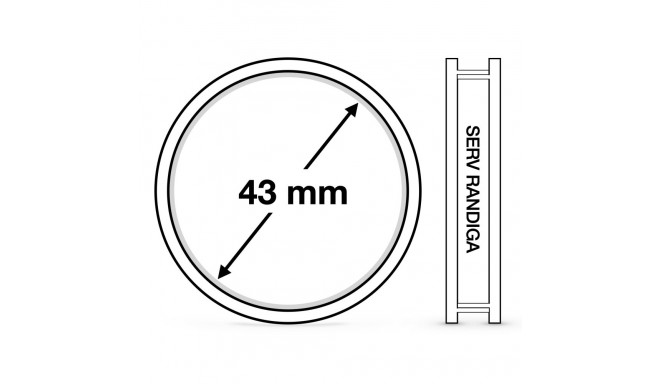 SAFE Mündikapsel 5-pakk - ∅ 43 mm