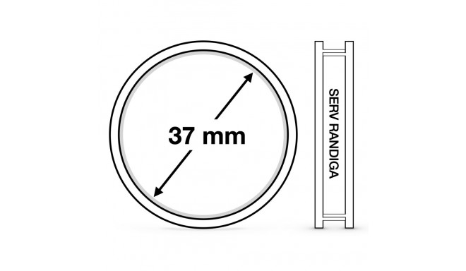 SAFE Mündikapsel 5-pakk - ∅ 37 mm