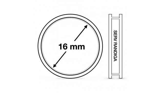 SAFE Mündikapsel 5-pakk - ∅ 16 mm
