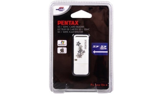 Pentax SDHC кард-ридер, белый (50245)