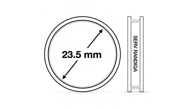 SAFE Mündikapsel 25-pakk - ∅ 23.5 mm