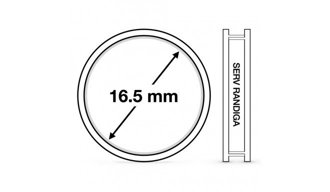 SAFE Mündikapsel 25-pakk - ∅ 16.5 mm