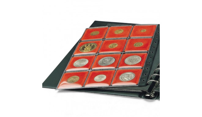 Album COIN patendeeritud mündiraamidele - PUNANE MÜNDIRAAM