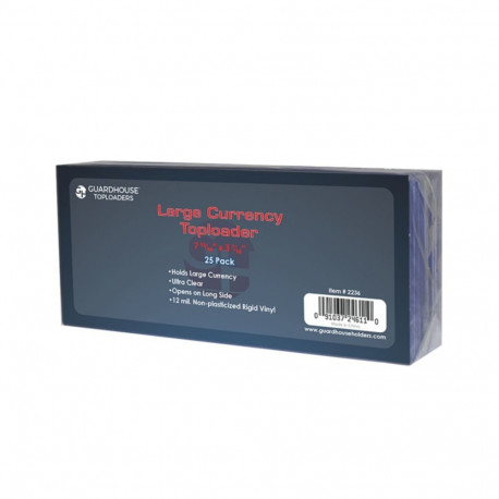 GUARDHOUSE Kaitseümbris pangatähtedele 198×87 mm 25-pakk