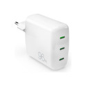 Vooluadapter Puro GaN 96W 3xUSB-C, White