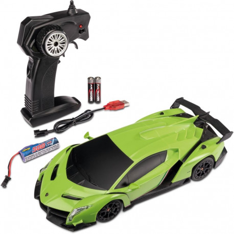 Carson 1:24 Lamborgh.Veneno 2,4G 100% RTR green
