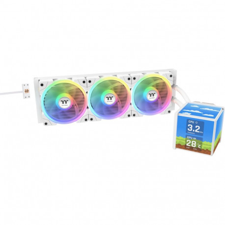 Thermaltake MINECUBE 360 Ultra AIO ARGB ventilaator valge