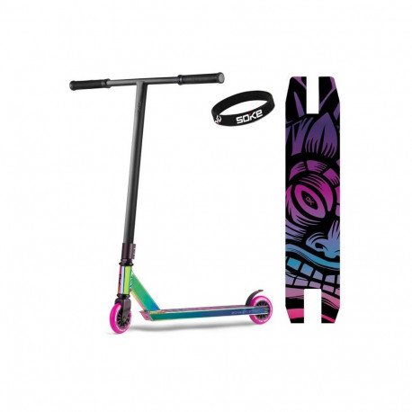 Trikitõukeratas SOKE EVO, must-lilla