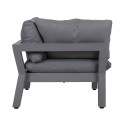 Modular sofa FLUFFY corner section, grey