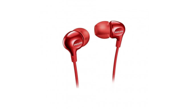 Wired eaphones jack 3,5 mm PHILIPS SHE3555RD red