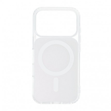 Case for iPhone 16 PRO Clear Fusion Mag Cover compatible with MagSafe white