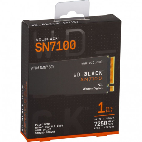WD SSD M.2 (2280) 1TB Black SN7100 PCIe 4.0/NVMe (Di)