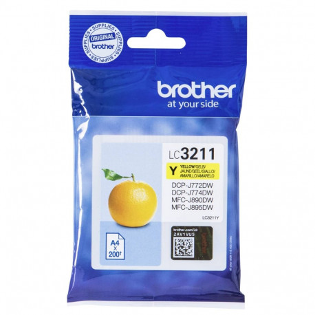 Tinte Brother LC-3211Y Yellow