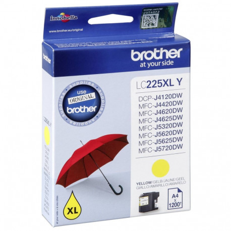 Tinte Brother LC-225XLY Yellow