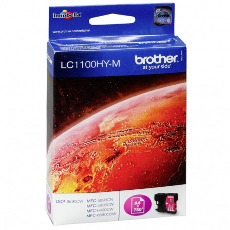 Tinte Brother LC-1100HYM Magenta (High Cap.)