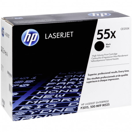 Toner HP 55X / CE255X Black