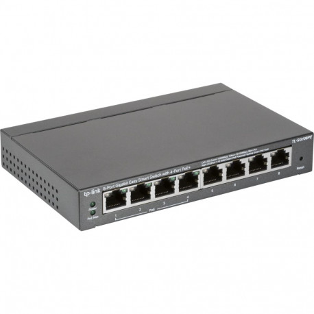 TP-LINK Switch TL-SG108PE 8xGBit (4x PoE+ / 64W) Managed