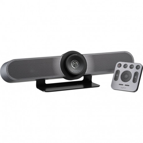 Logitech Webcam MEETUP Conference Cam 4K Ultra HD für kleine Konferenzräume und spontane Meetings