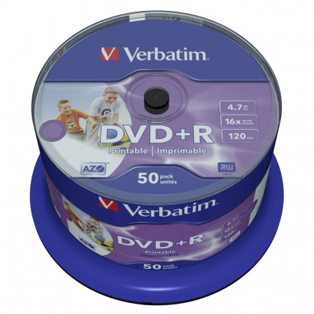 DVD ROH+R 4.7GB/ 16x Verbatim print. (50er Sp.)