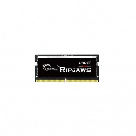 The G.SKILL Ripjaws SO-DIMM 64GB DDR5 5600MHz is a high-performance memory kit desi