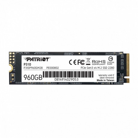 SSD drive P310 960GB M.2 2280 2100/1800 PCIe NVMe Gen3 x 4