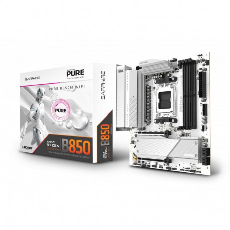 PURE B850M WIFI AM5 4DDR5 mATX emaplaat