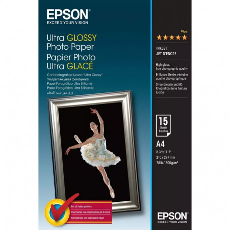 Paper Ultra Glossy Photo 15 arkuszy 300 g/m2 A4