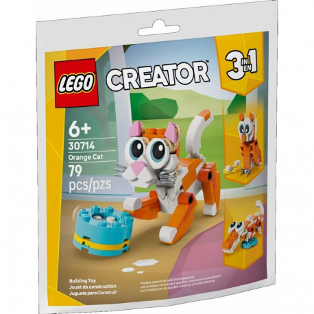 Blocks klotsikomplekt Creator 30714 kass, oranž