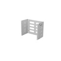 Rack wall mount 19" 8U 497x400/240 gray