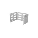 Rack wall mount 19" 6U 497x400/240 gray