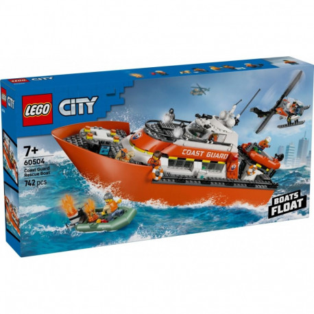 City 60504 Coast Guard Rescue Boat & Helicopter Building Blocks Set