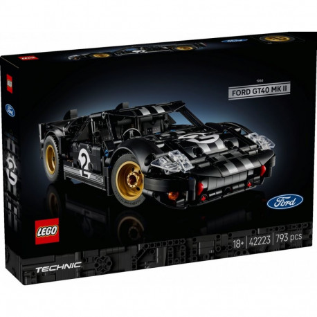 Blocks Technic 42223 1966 Ford GT40 MKII võidusõiduauto