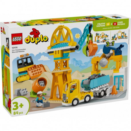 Blocks DUPLO 10476 3 in 1 Construction Site and Vehicles