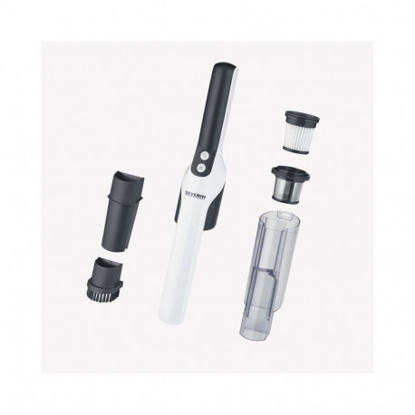 Hand Vacuum Cleaner Severin HV 7140 Cordless Lightweight 30min Battery White Black