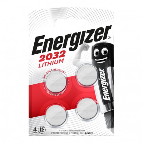 Battery - Energizer CR2032 Lithium 3V 4-Pack