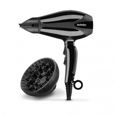 Hair Dryer - BaByliss Compact Pro 2400 Black BaByliss Compact Pro 2400 Hair Dryer 2400W Black