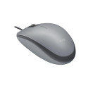 Computer Mouse Logitech M110 Silent USB Ambidextrous Mid Grey
