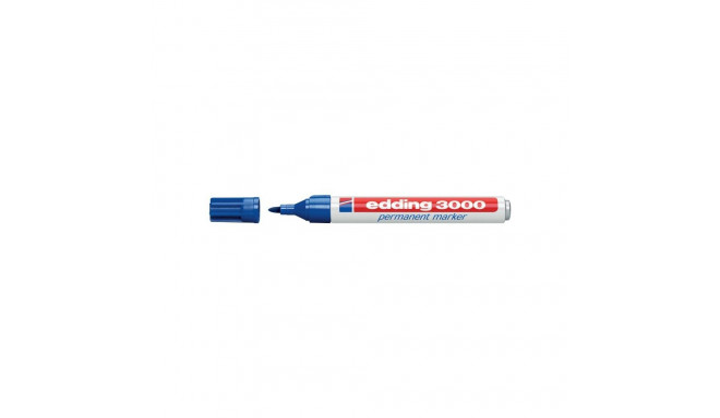 Writing Instrument Edding 3000 Marker Permanent Fine Tip Blue