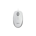 Computer Mouse Logitech M100 Wired USB Ambidextrous White