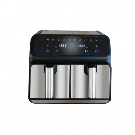 Air Fryer - Unold Double Twin Zone 8L, 60-200°C, black silver