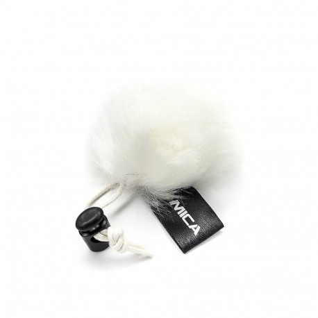 Microphone Accessory - COMICA Deadcat Lavalier Windscreen Φ 7.4 mm × 11 mm White