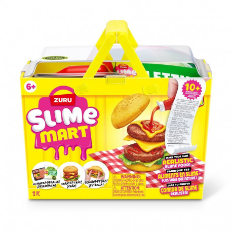 SLIME MART slime preparing set Shopping Basket Burger