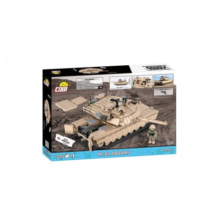 m1a2 abrams 1025 detailiga klotsikomplekt