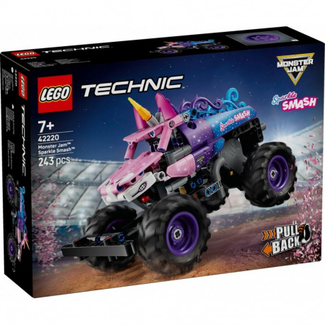 technic 42220 monster jam sparkle smash tagasikeritava mehhanismiga klotsid
