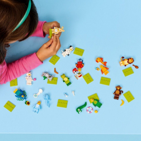 Klocki minifigures 71051 minifigurki seria 28 - zwierzęta (sztuka)