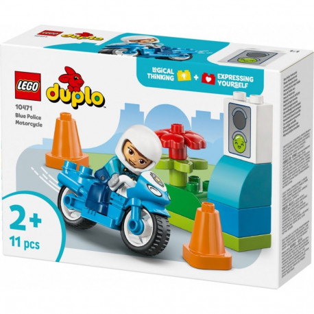Duplo 10471 sinine politsei mootorratas