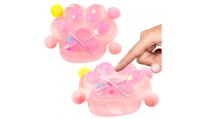 Gniotek kassi käpp antistress sensoorne squishy lips läbipaistev